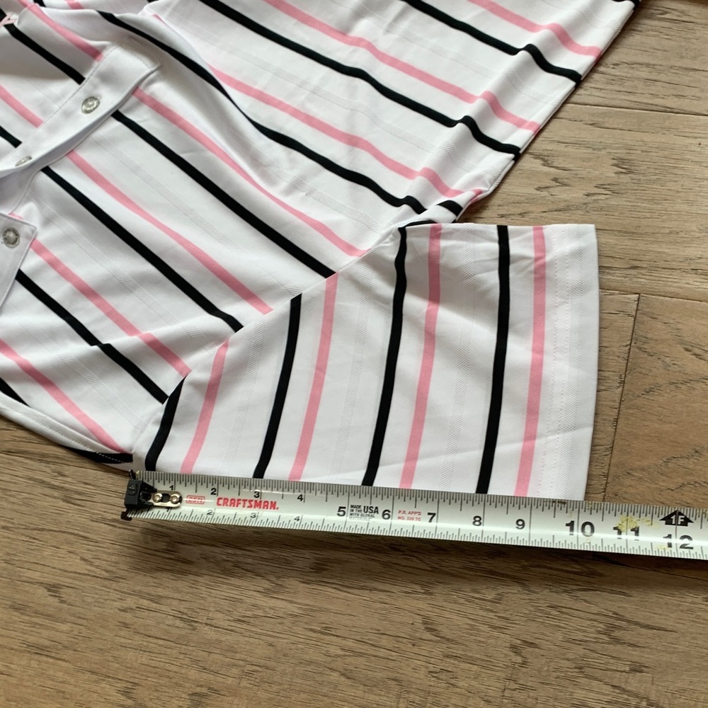 NWT Izod PerformX Breast Cancer Awareness Polo Size Medium - Picture 9 of 11